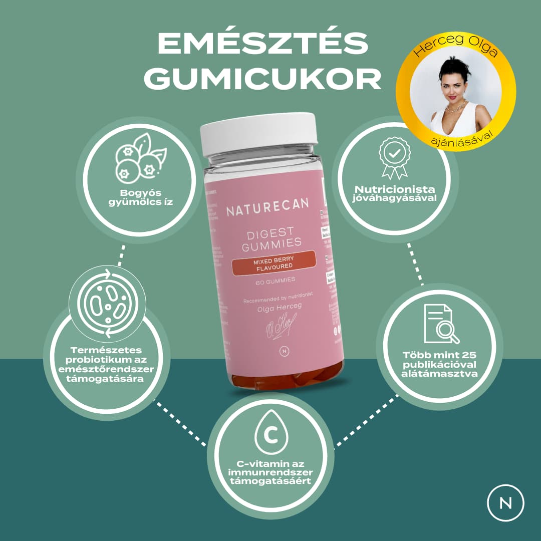 emésztés gumicukor