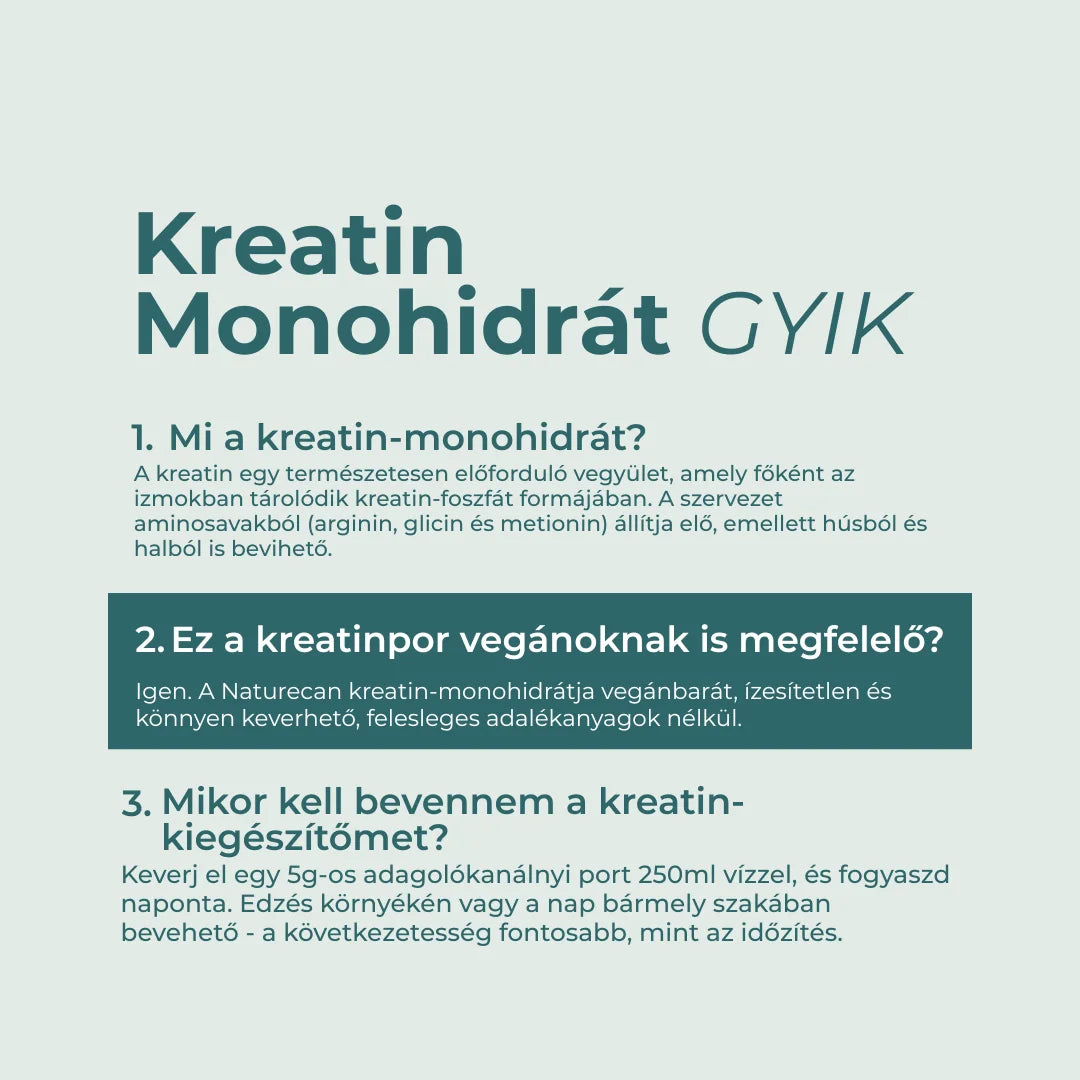 kreatin monohidrát mire jó