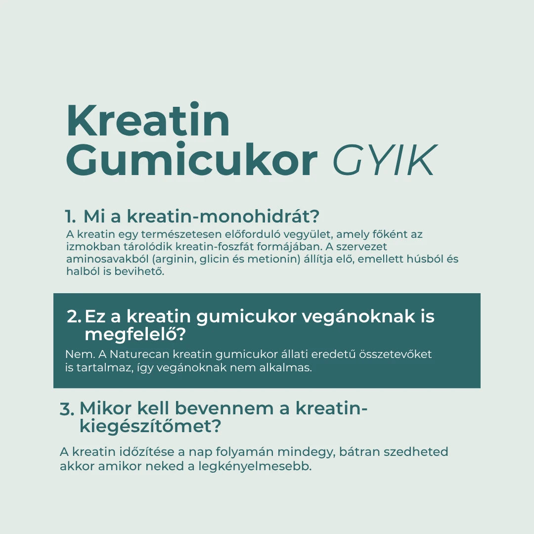 kreatin gumicukor GYIK