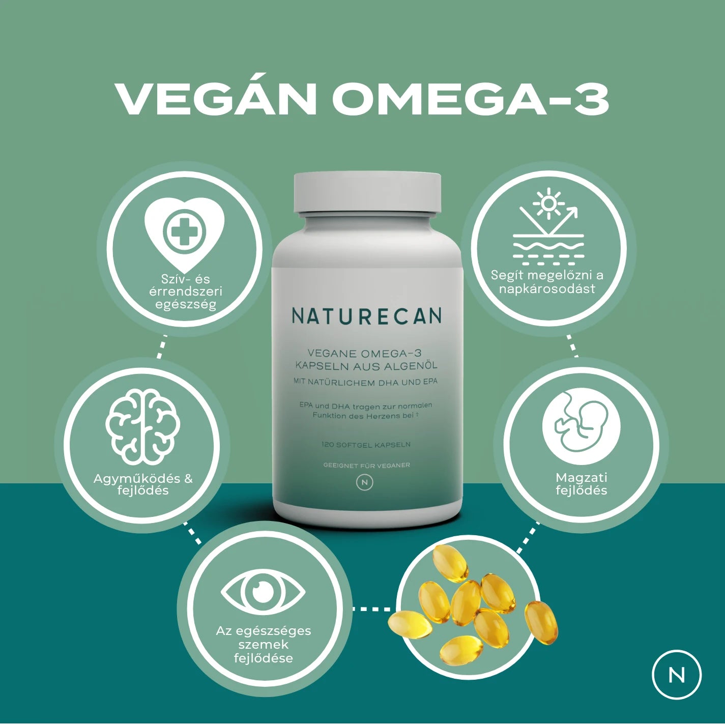 omega 3 vegán