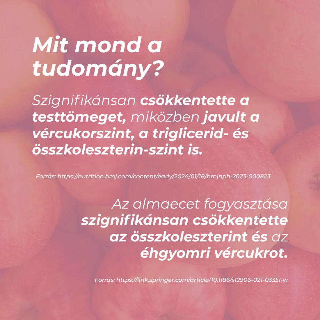 almaecet fogyasztása