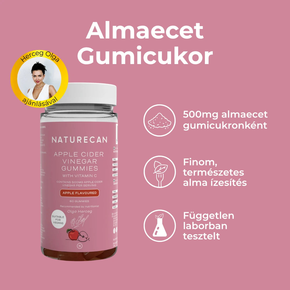almaecet hatása