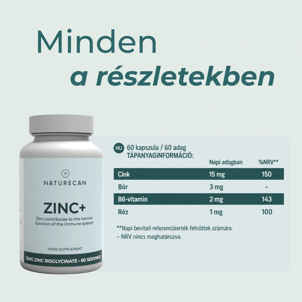 cink vitamin mire jó