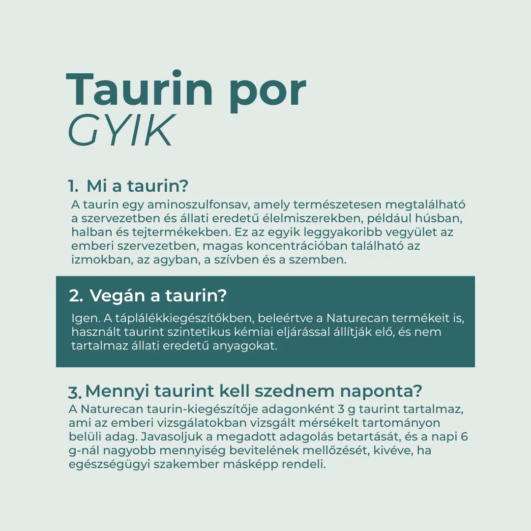 legjobb taurin