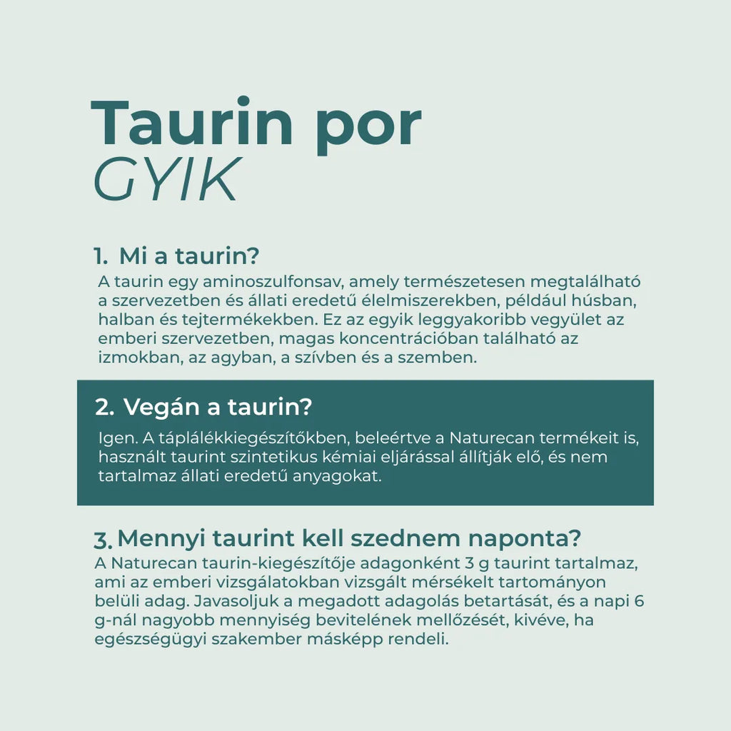 legjobb taurin