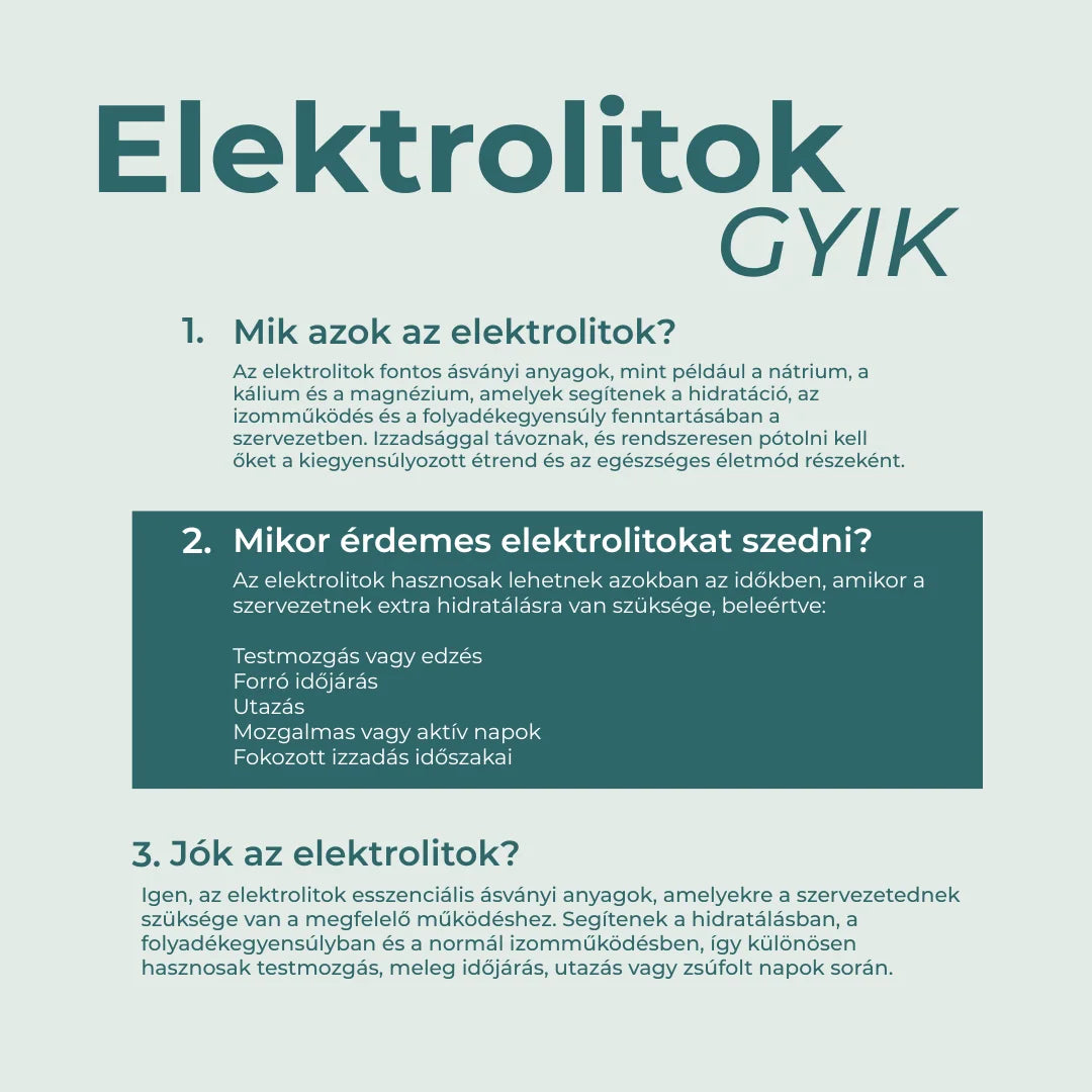 mi az elektrolit
